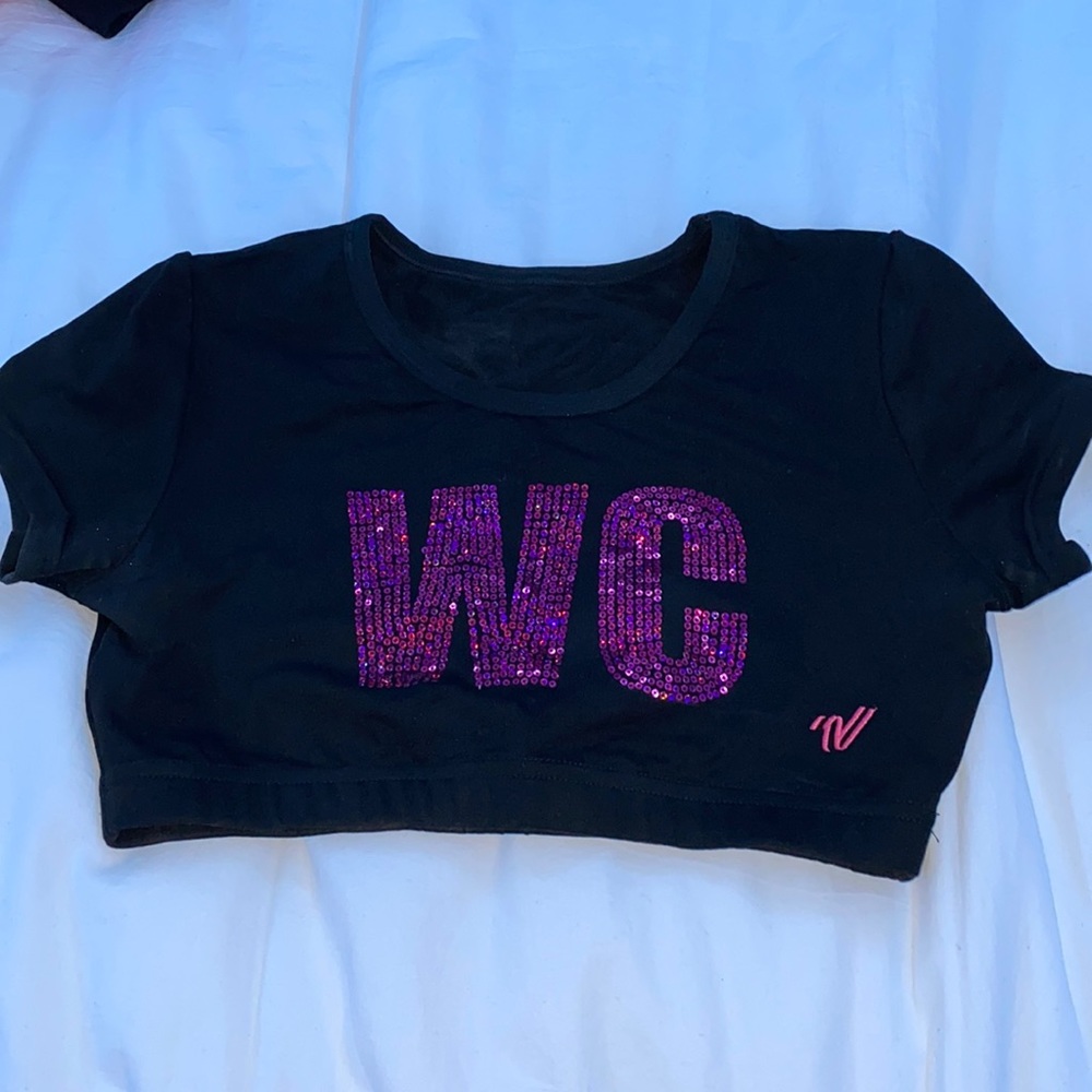 World Cup Sleeved Cropped Sports Bra Top